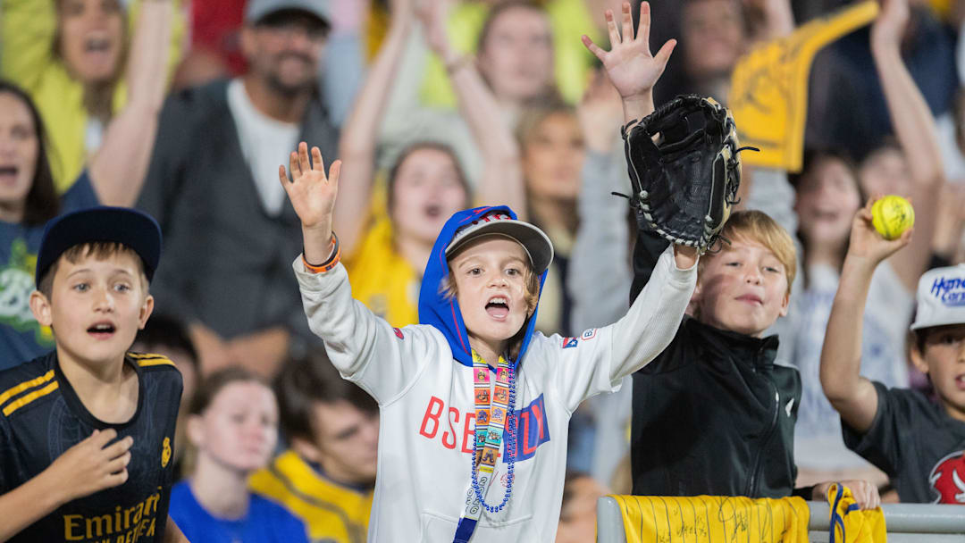 More than 60,000 fans filled Doak Campbell Stadium to experience the Savannah Bananas play against the Texas Tailgaters in Banana Ball on Saturday, Feb. 28, 2026.