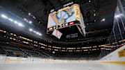 Oct 31, 2024; Pittsburgh, Pennsylvania, USA;  General view of PPG Paints Arena before the Pittsburgh Penguins host the Anaheim Ducks. Mandatory Credit: Charles LeClaire-Imagn Images