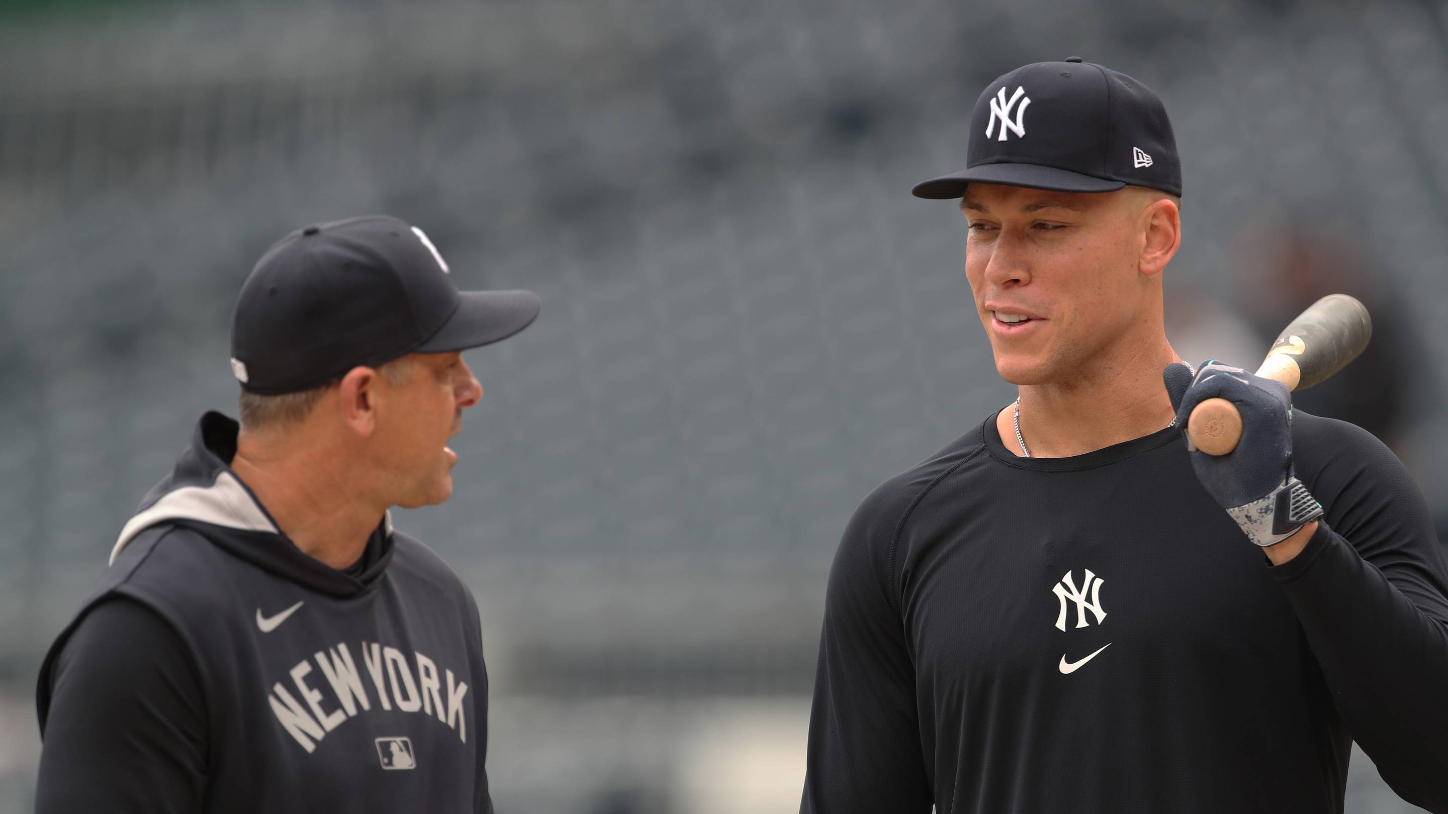 Is Aaron Judge asking Anthony Rizzo to deliver the message he can’t to get Aaron Boone fired?