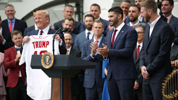 President Trump Welcomes World Series Champion Boston Red Sox To White House