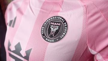 Inter Miami’s new home kit features vertical stripes in different shades of true pink.