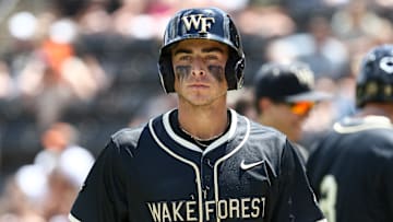Wake Forest shortstop Marek Houston