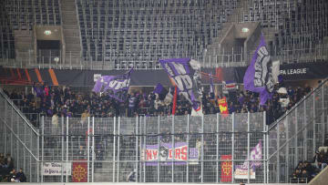 Les supporters toulousains en Autriche