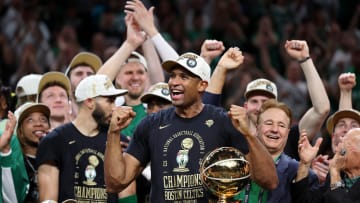 Al Horford made it clear at Raising Cane's on June 20 just how special it was to win a title with the Boston Celtics
