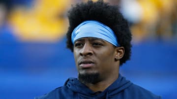 Sep 23, 2023; Pittsburgh, Pennsylvania, USA;  North Carolina Tar Heels linebacker Power Echols (23) looks on  before the game against the Pittsburgh Panthers at Acrisure Stadium. Mandatory Credit: Charles LeClaire-USA TODAY Sports