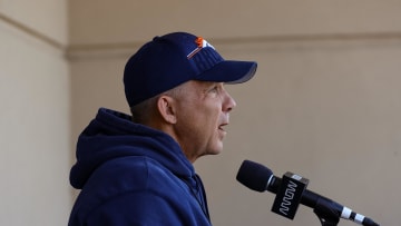 May 23, 2024; Englewood, CO, USA; Denver Broncos head coach Sean Payton addresses the media after organized team activities at Centura Health Training Center. Mandatory Credit: Isaiah J. Downing-USA TODAY Sports