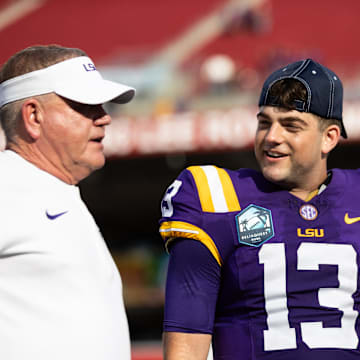 Brian Kelly was happy to deliver good news about the health of starting quarterback Garrett Nussmeier on Friday.