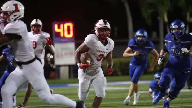 Week 1 high school football action between Barron Collier High School and Immokalee High School at Barron Collier in Naples.