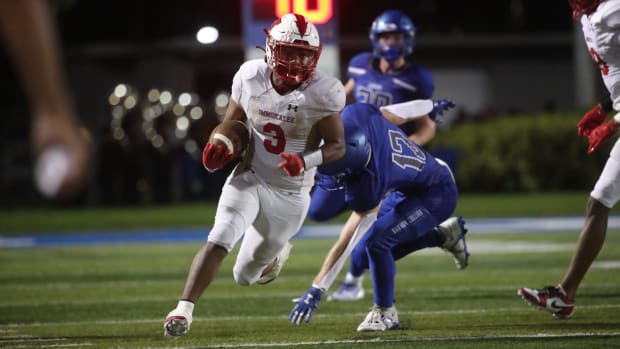 Week 1 high school football action between Barron Collier High School and Immokalee High School at Barron Collier in Naples o