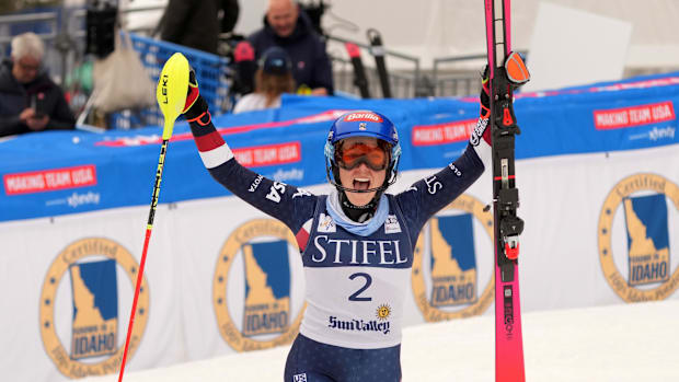 A photo of American skier Mikaela Shifrin