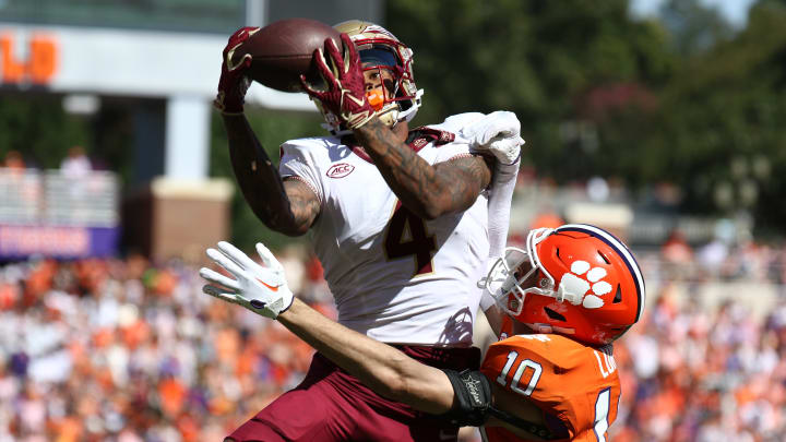 Keon Coleman, Jeadyn Lukus, Florida State Seminoles, Clemson Tigers