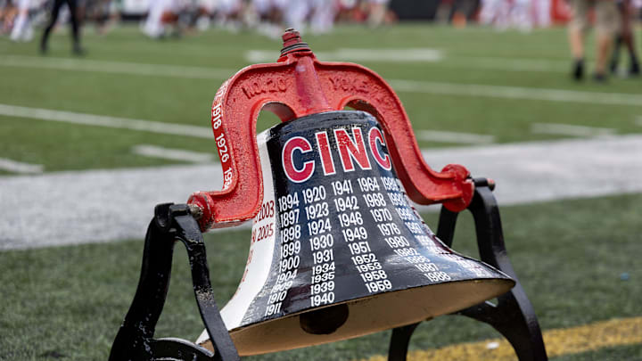 The Cincinnati Bearcats defeated the Miami (Oh) Redhawks 38-17 in the 126th Battle for the Victory Bell on Saturday, Sept. 17, 2022 at Paycor Stadium.

Cincinnati Bearcats Football Vs Miami Redhawks Sept 17 2022