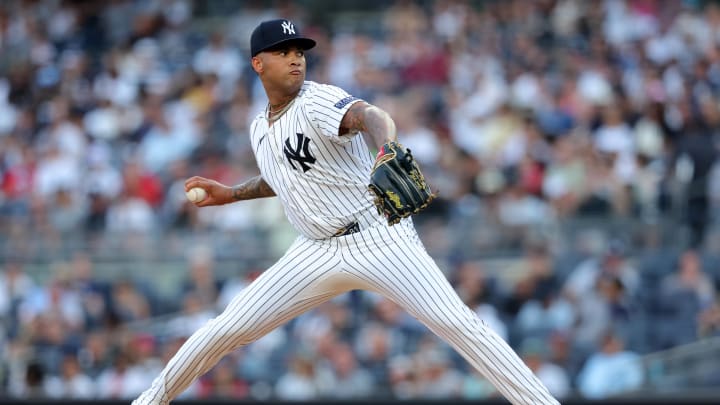 New York Yankees starting pitcher Luis Gil.