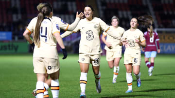 Chelsea were emphatic winners over West Ham in the Continental Cup