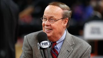Feb 28, 2017; Auburn Hills, MI, USA; Radio and television commentator George Blaha: Raj Mehta-Imagn Images