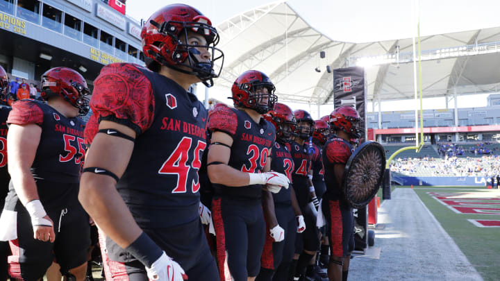 Utah State vs San Diego State prediction and college football pick straight up for Week 14 Mountain West Championship.
