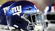 New York Giants helmets 