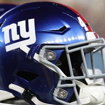New York Giants helmets 