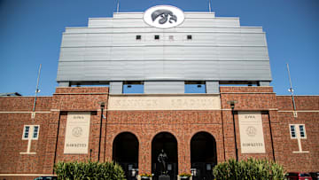 Corn grows outside the south end zone during the originally scheduled home opener amid the novel coronavirus pandemic, Saturday, Sept. 5, 2020, at Kinnick Stadium in Iowa City, Iowa.

200905 Empty Opener 007 Jpg