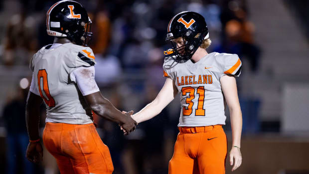 Lakeland football's Malik Morris and Calum Muldoon