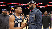 LeBron espera jugar junto a Bronny en la NBA