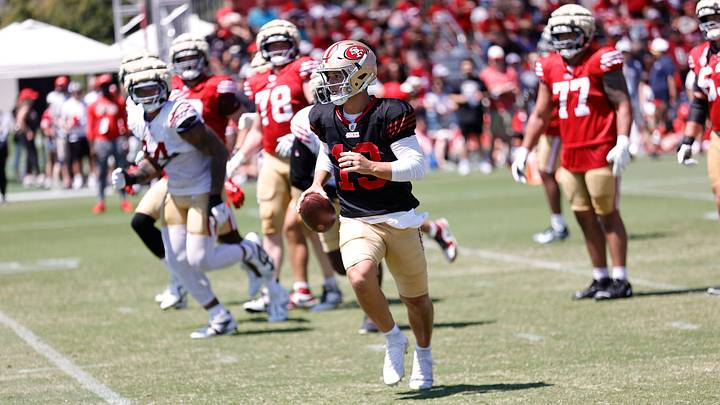 San Francisco 49ers quarterback Brock Purdy (13)
