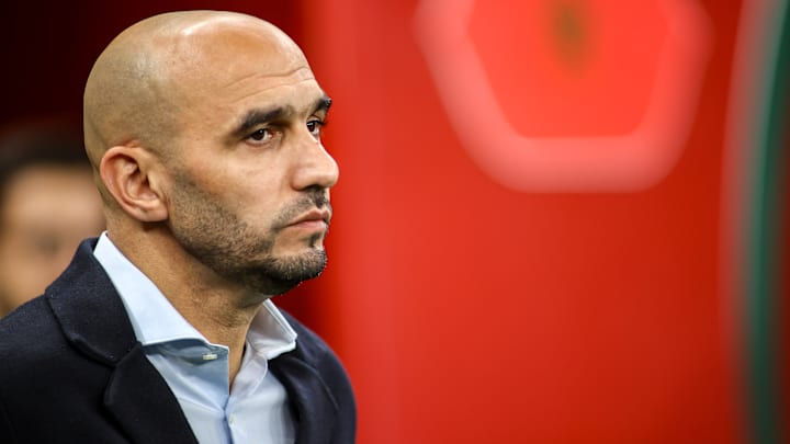 Walid Regragui est le sélectionneur du Maroc.