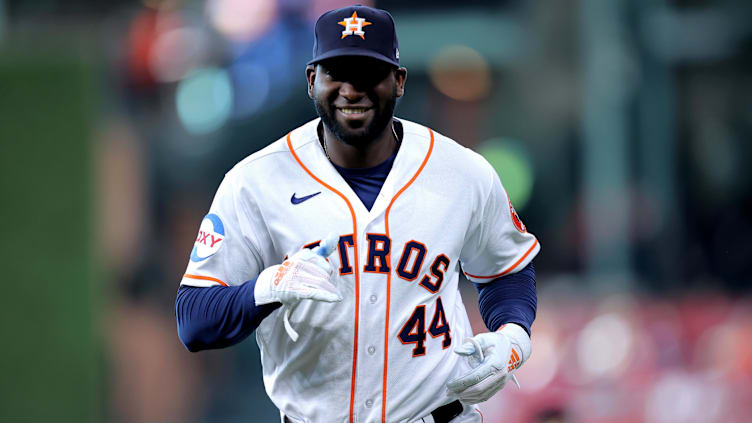 Houston Astros designated hitter Yordan Alvarez (44)