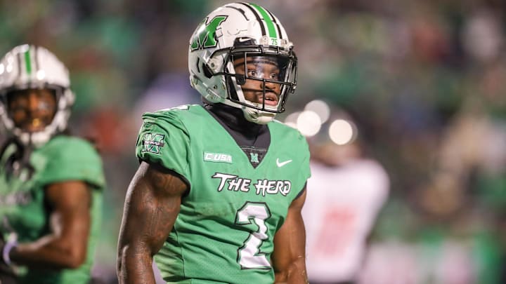 Marshall Thundering Herd wide receiver Jayden Harrison