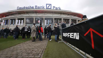 Auch am Frankfurt-Stadion wurde zuletzt geimpft