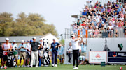 Mar 30, 2025; Houston, Texas, USA; Rory McIlroy of Northern Ireland hits a tee shot at the first hole during the final round of the Texas Children's Houston Open golf tournament. Mandatory Credit: Erik Williams-Imagn Images