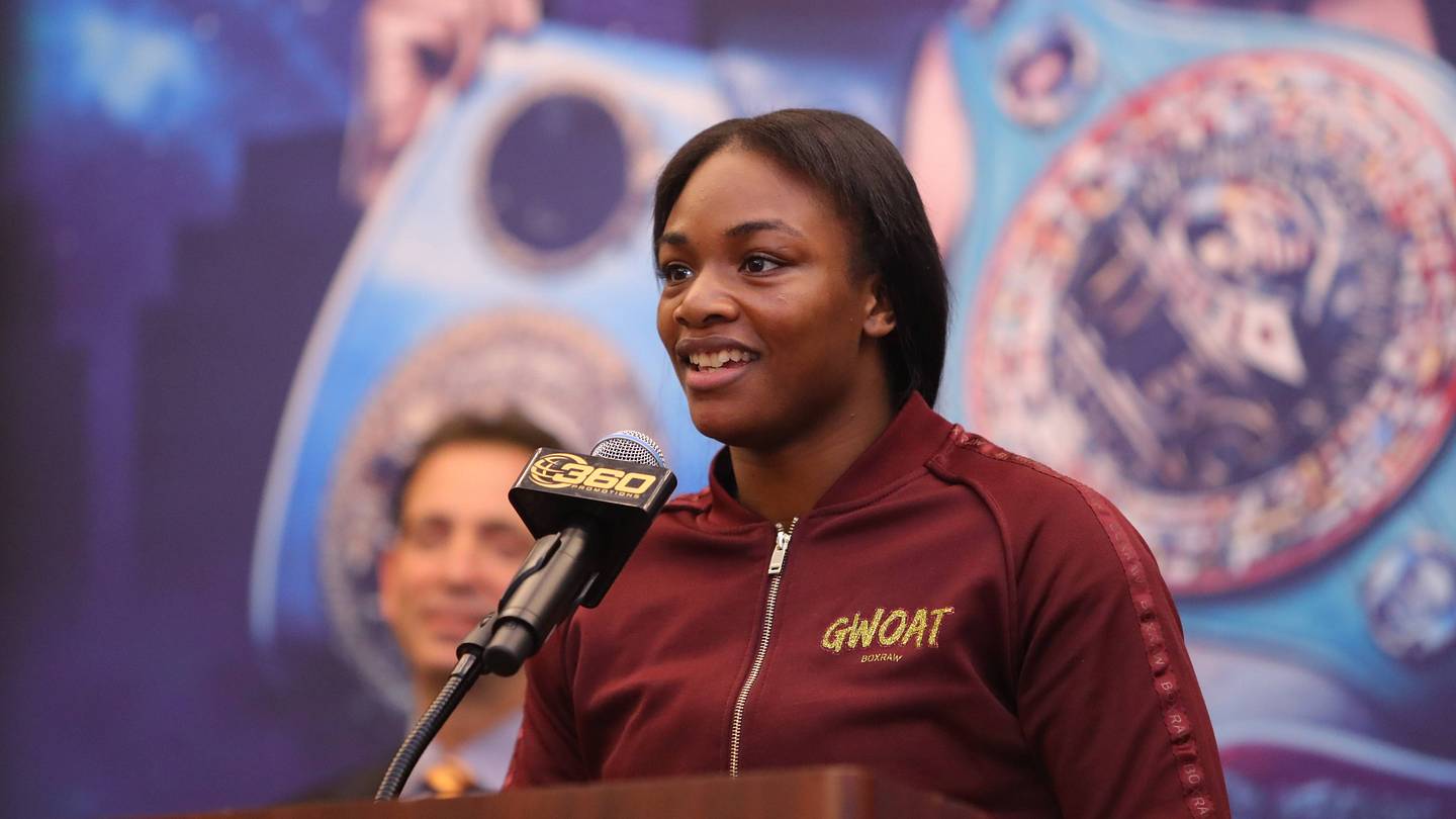 Cameraman Knocked Down And Fighters Smash Through Table In Bizarre Claressa Shields Undercard Fight