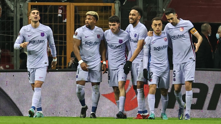 Barcelona defeated Turkish side Galatasaray to set up their Europa League quarter-final tie with Eintracht Frankfurt