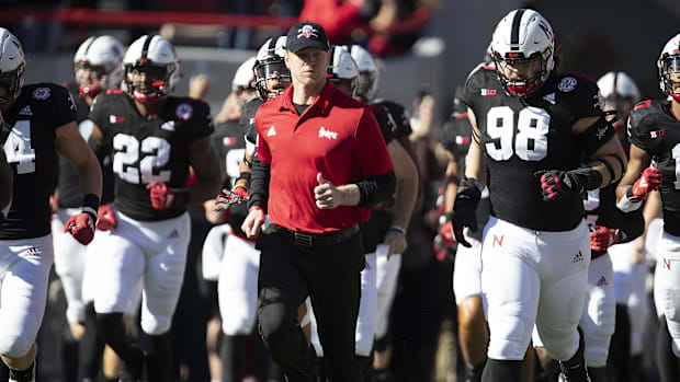 Nebraska Cornhuskers head coach Scott Frost