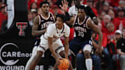 Texas Tech dropped into third place in the Big 12, one game behind Arizona.