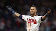 Eddie rosario fue el héroe de Atlnata y registró una marca