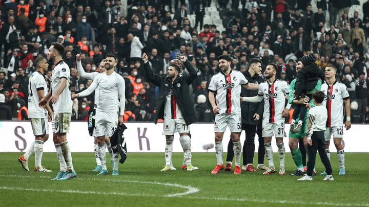 Beşiktaş oyuncularının sevinci