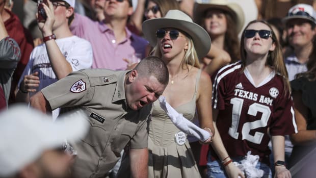 Texas A&M fans during the 2023 game against Alabama