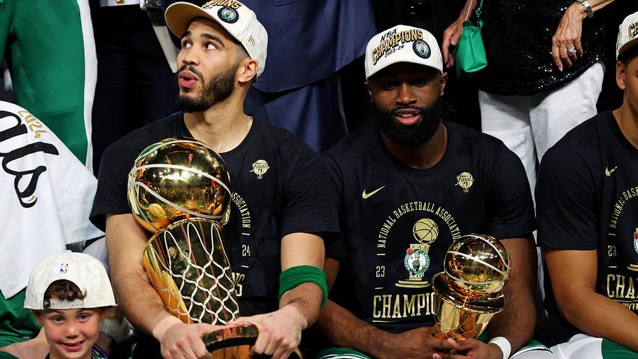 Jayson Tatum and Jaylen Brow