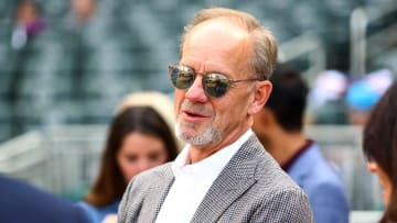 Jun 14, 2019; Minneapolis, MN, USA; Minnesota Twins owner Jim Pohlad looks on before a game between the Kansas City Royals and the Twins at Target Field. Mandatory Credit: David Berding-USA TODAY Sports