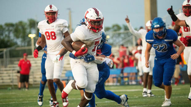 Jontay Hais scored three times for Immokalee in a 59-28 win over Barron Collier on Aug. 23, 2024.