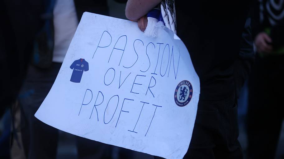 Chelsea fans protest