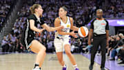 Los Angeles Sparks guard Kelsey Plum is a solid prop target on Monday.