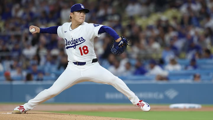 Los Angeles Dodgers pitcher Yoshinobu Yamamoto looks to lead his team to the NLDS on Wednesday night. Los Angeles Dodgers pitcher Yoshinobu Yamamoto looks to lead his team to the NLDS on Wednesday night.