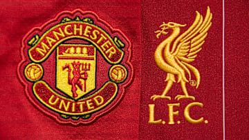 The Liverpool and Manchester United Club Crests