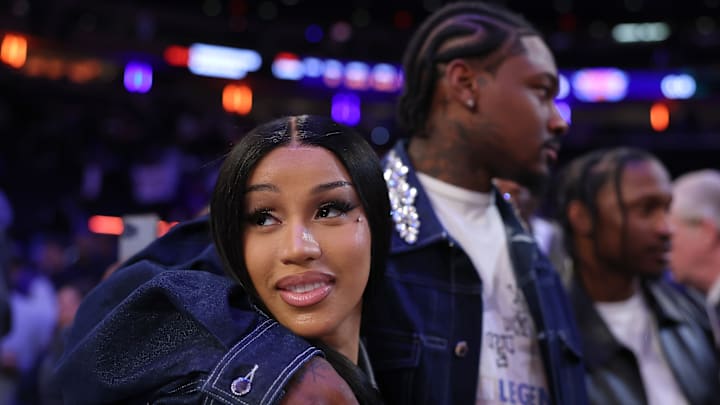 Stefon Diggs with Cardi B