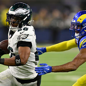 The Eagles are home favorites to the Rams in the Divisional Round of the NFL Playoffs.
