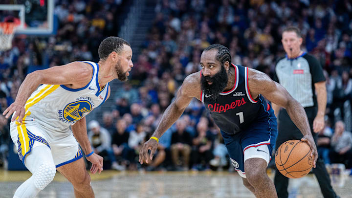 Steph Curry and James Harden faced off yet again on Tuesday night. 