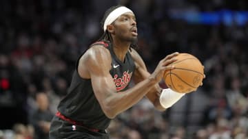 Jerami Grant viene de promediar 21.0 puntos por juego
