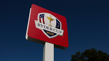 2025 Ryder Cup sign at Bethpage Black